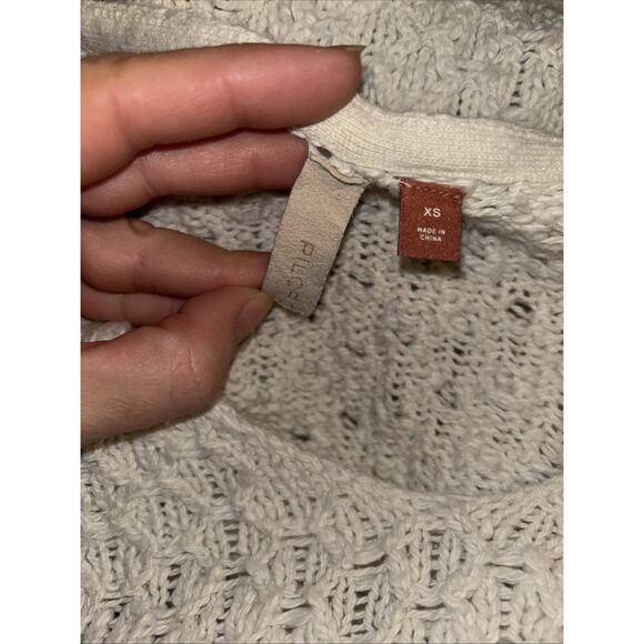 Anthropologie Pilcro 100% Cotton Long Sleeve Pullover Sweater Size XS - Picture 7 of 8